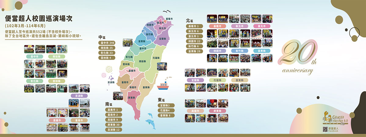 便當超人校園巡迴場次